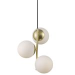 Nordlux Lilly Pendel Lampe Metal Messing | Egnet til 3x E14