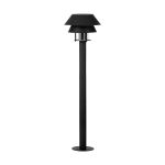 Eglo Piedestallampe Chiappera Stål Sort | 330mm - IP54 - Egnet til 1x E27