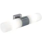 Nordlux Tangens Vægbelysning Glas og Metal Krom | IP44 - Egnet til 2x E14